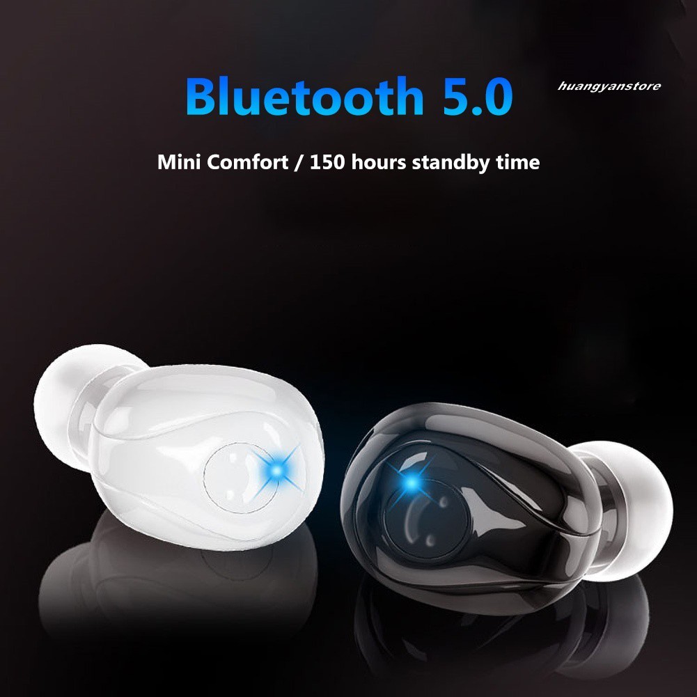 Bộ Tai Nghe Nhét Tai Không Dây Bluetooth 5.0 Mini Av01 Có Micro Tiện Dụng