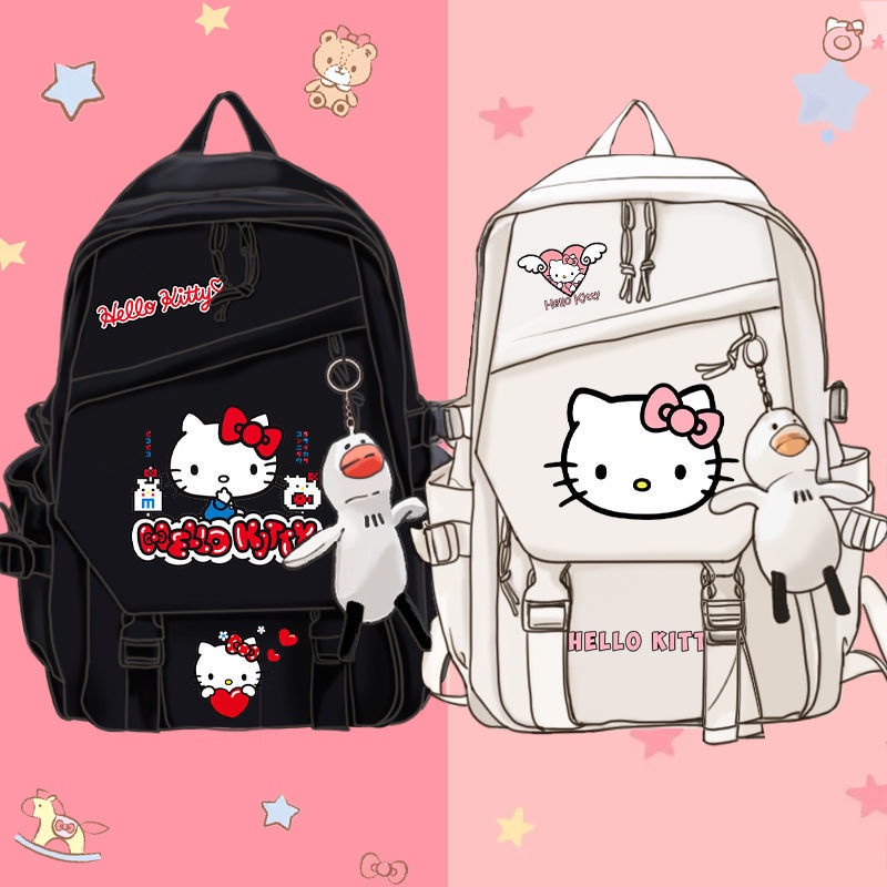 * Cặp Đi Học Sanrio * Ba Lô Đi Học Mẫu Giáo Nhật Bản Dễ Thương Có Giá Trị Cao Hình Hello Kitty