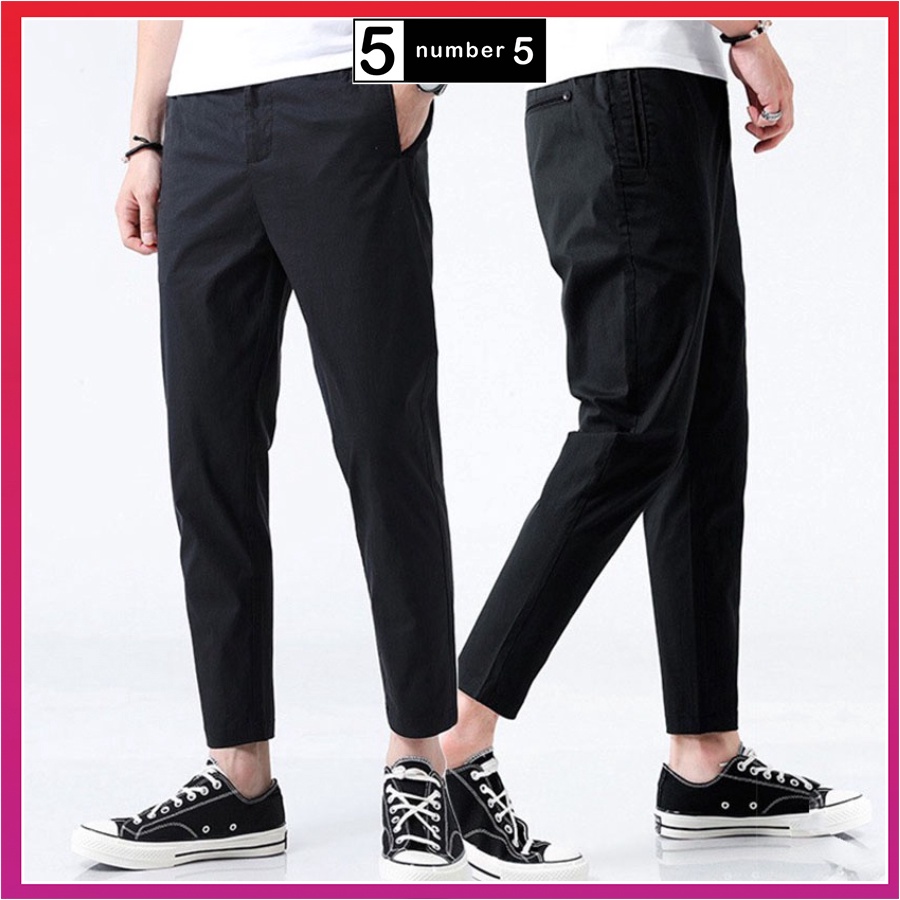Quần Đũi Dài Nam Ống Suông Form Slimfit Dáng Âu