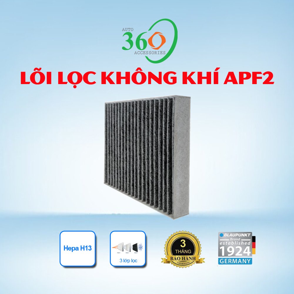 Lõi lọc không khí Blaupunkt APF2, lõi lọc Hepa dùng cho máy lọc không khí ô tô AP2.0