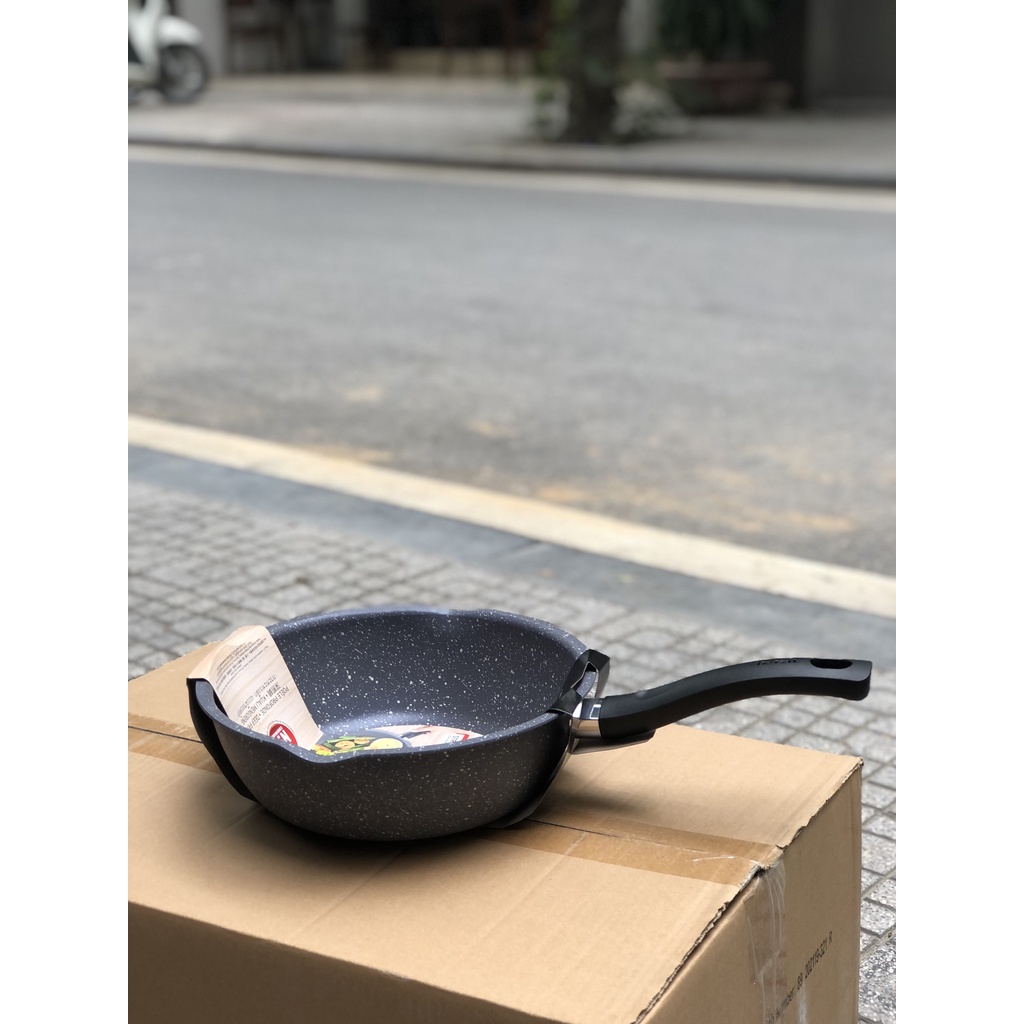 Chảo Chiên Sâu Lòng Vân Đá Tefal Cook Healthy size 24, 26, 28cm G1348495/G1348595/G1348695