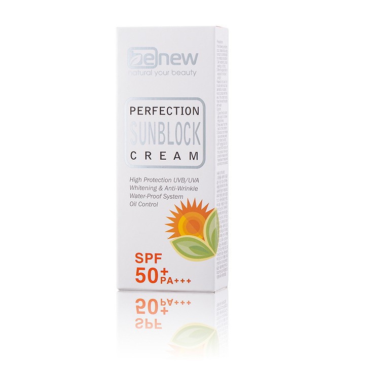 [Chính Hãng]Kem chống nắng dưỡng trắng cao cấp Hàn Quốc BENEW PERFECTION SUNBLOCK  SPF50+ PA++50ml