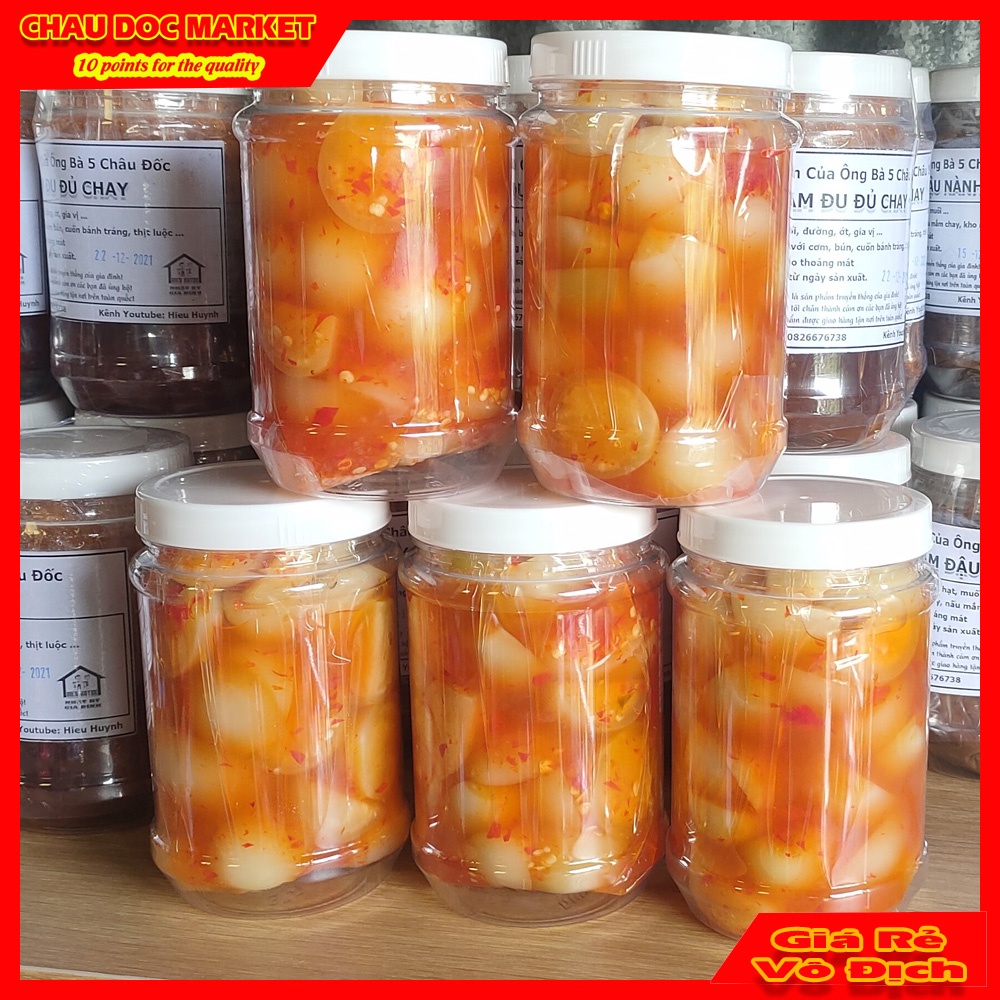 Cà Pháo Ngâm Chua Ngọt Hủ  Giòn Rụm Sản Phẩm Nhà Làm Nổi Tiếng  Ông Bà 5 CHÂU ĐỐC.