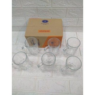 Combo bộ cốc thủy tinh 6 cái