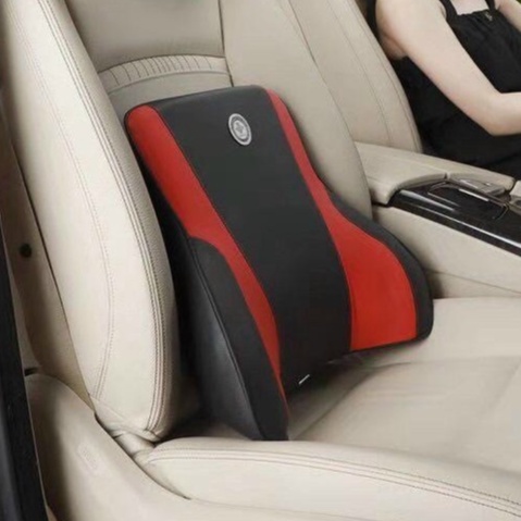 Tựa lưng cao su non đúc nguyên khối, bọc Da cao cấp cho xe ô tô, ghế văn phòng- Thế giới phụ kiện ô tô