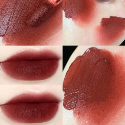 Son kem hạt dẻ vỏ nâu trầm DAIMANPU mịn môi hot trend Matte Velvet Lip Glaze DAIM02