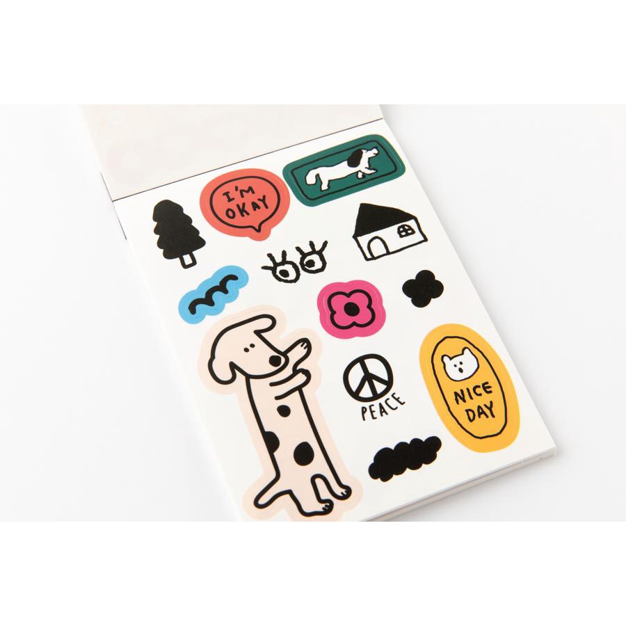 Set 20 Tấm Sticker Đóng Tập ARTBOX Hàn Quốc Nhiều Kiểu Họa Tiết