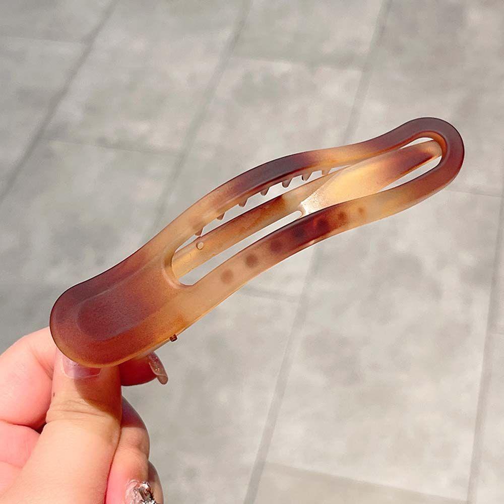 Kẹp Tóc Đuôi Ngựa Họa Tiết Da Báo Phong Cách Vintage Thời Trang