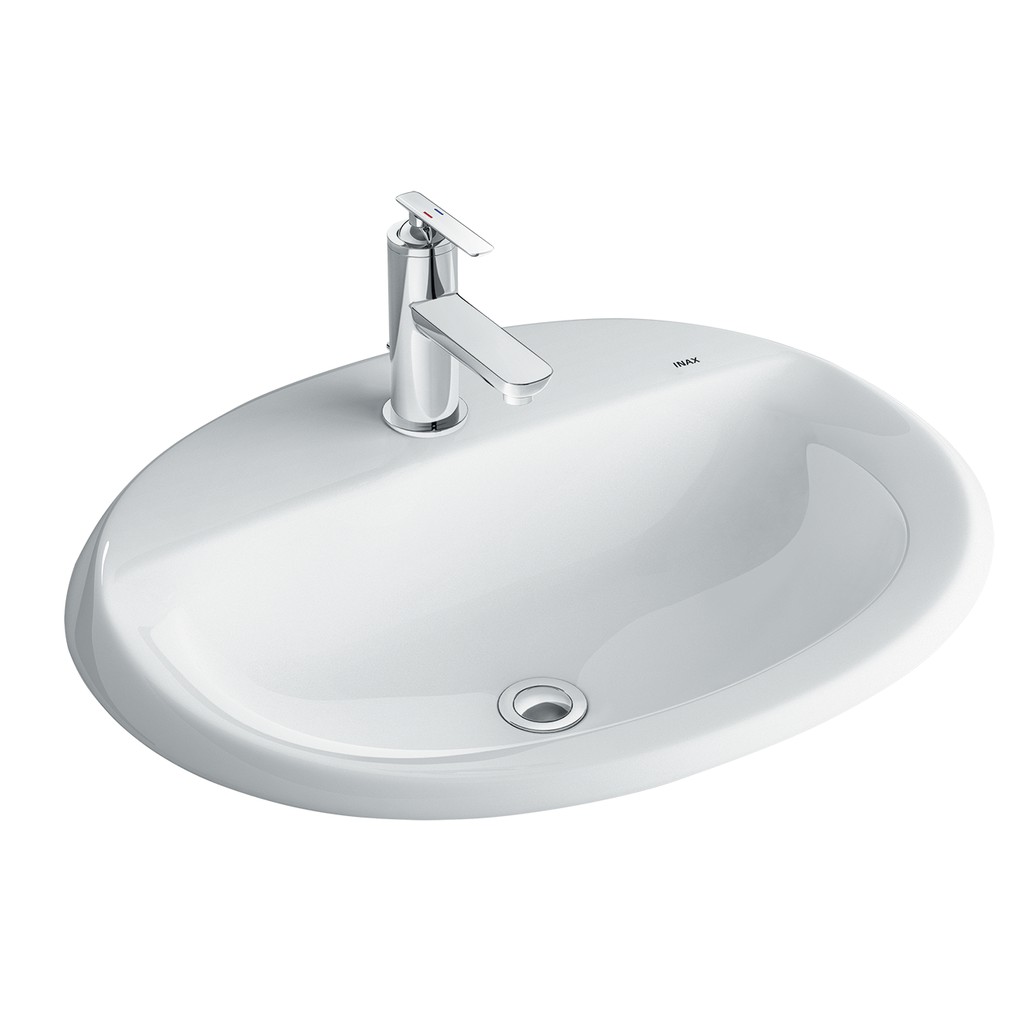 Chậu Rửa Lavabo Âm Bàn Inax AL-2395/ L-2395V Dương Vàn