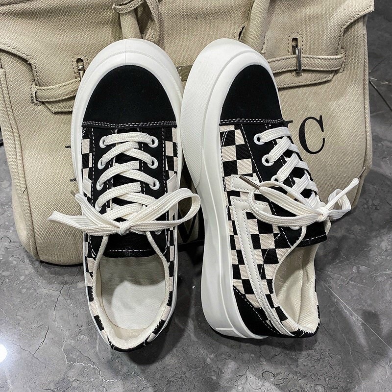 Giày nữ sneaker học sinh đế cao su vải canvas mềm