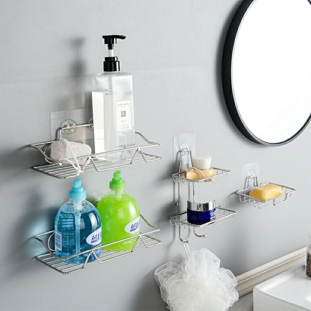 Combo 3 Giá Để Đồ Đa Năng Kệ Gia Vị Inox Chịu Lực Siêu Tốt