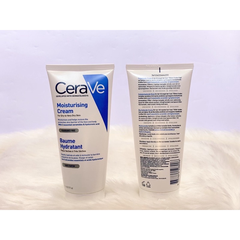 Kem dưỡng ẩm Cerave Moisturising 177ml bản Pháp