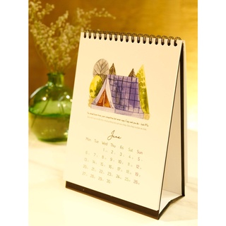 Set phôi lịch để bàn - DỌC A5 (chưa in)