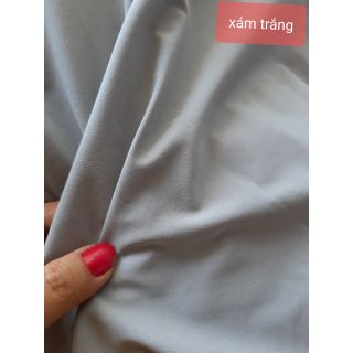 Vải may sơ mi có co giãn nhẹ, chất gần như kate hàn