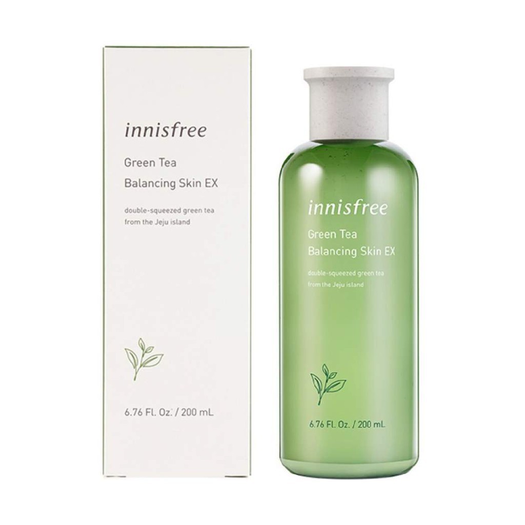 Nước Hoa Hồng Innisfree Trà Xanh Green Tea Balancing Skin EX 200ml