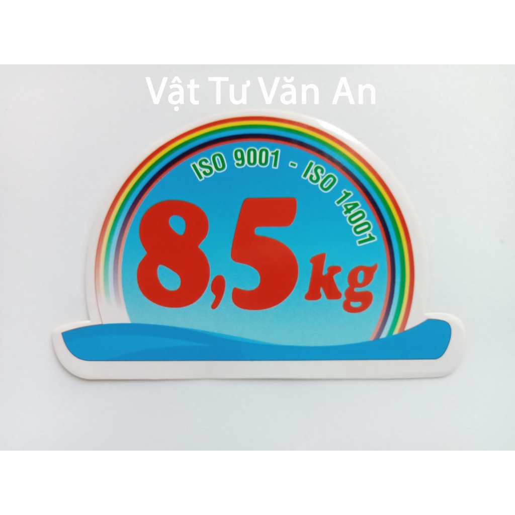 TEM DECAN DÁN SỐ KG MÁY GIẶT sẵn keo tự dính - Các hãng Panasonic. Sanyo Aqua Toshiba. Samsung Sharp Hitachi. LG