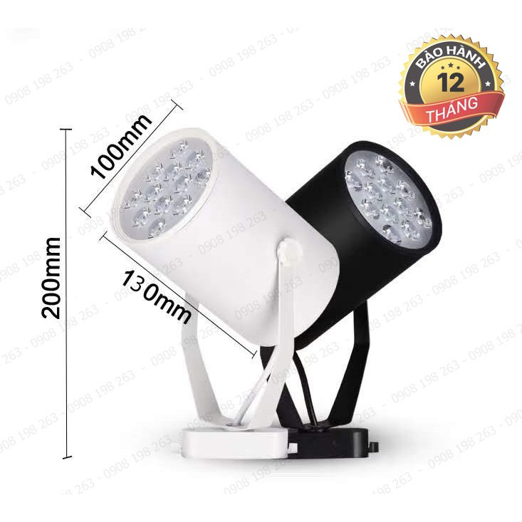 Đèn Led Ray 12w Vỏ Đen DG-Z812-120A