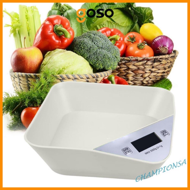 [GOSO] Cân Tiểu Ly Digital Tray Scale, Cân Điện Tử Nhà Bếp Mini Có Độ Chính Xác Cao