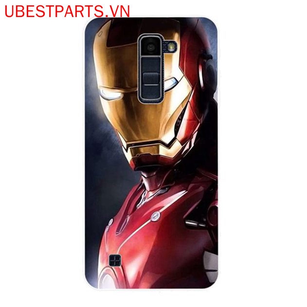 Ốp điện thoại LG K10 K8 Q6 Q8 Stylus 2 3 Plus V20 V30 X Power 2016 2017 bằng silicone in hình Iron Man 2