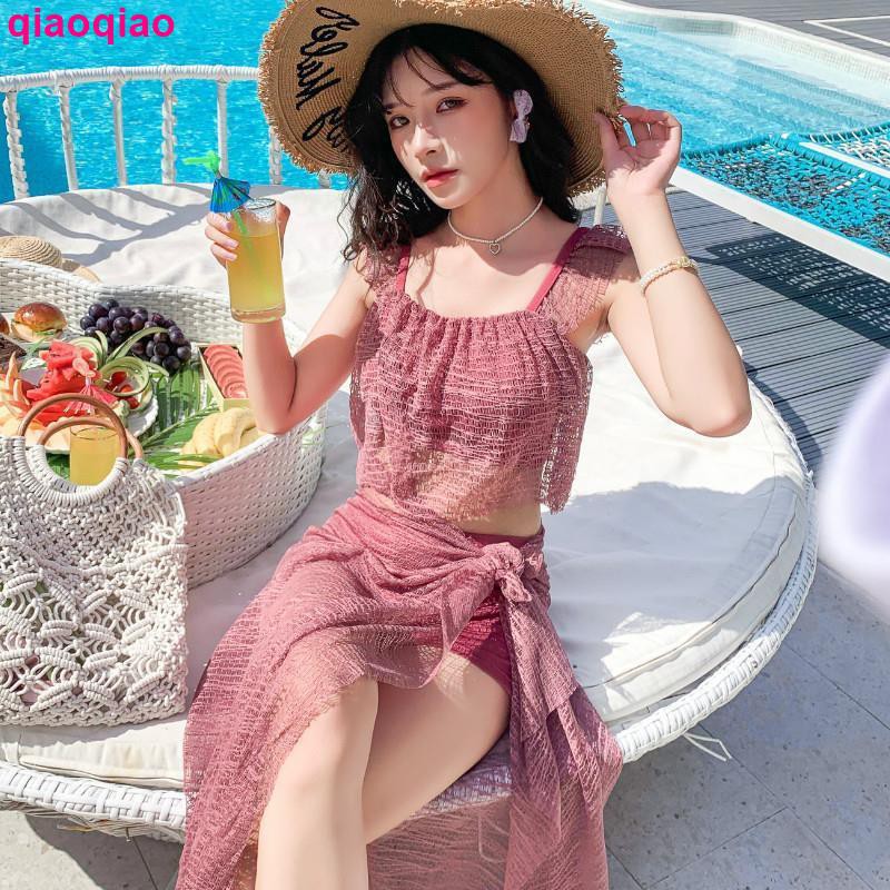 Bộ Bikini Kèm Áo Khoác Ngoài Thời Trang Hàn Quốc 2021 | BigBuy360 - bigbuy360.vn