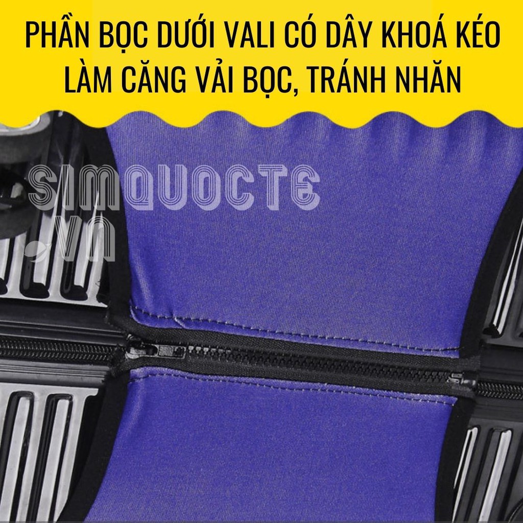 Vỏ bọc Áo bọc Vỏ trùm Vali hành lý du lịch chống xước vali vải siêu dày dặn siêu đàn hồi