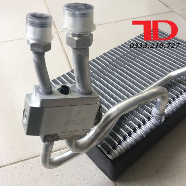 Dàn lạnh điều hòa có kèm van tiết lưu dùng cho xe đầu kéo, xe Benz, Xe Bê tông Dongfeng Chenglong Hải Âu HBS CZ08823