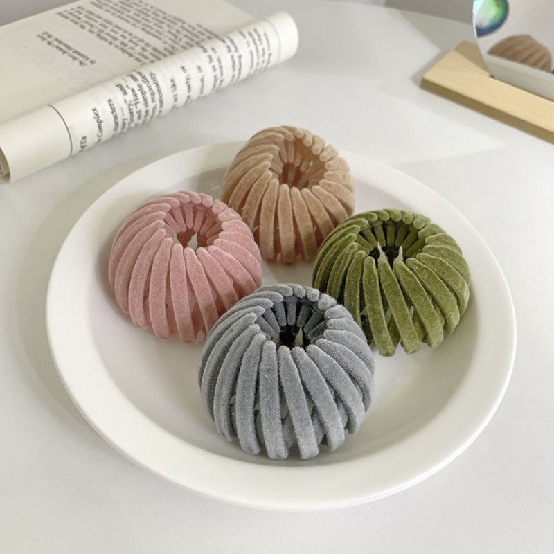 Kẹp tóc nhựa resin màu sắc ngọt ngào thanh lịch phong cách hàn quốc dành cho nữ