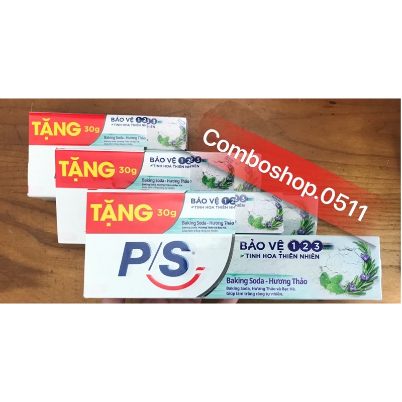 Kem đánh răng PS baking soda-hương thảo 180g