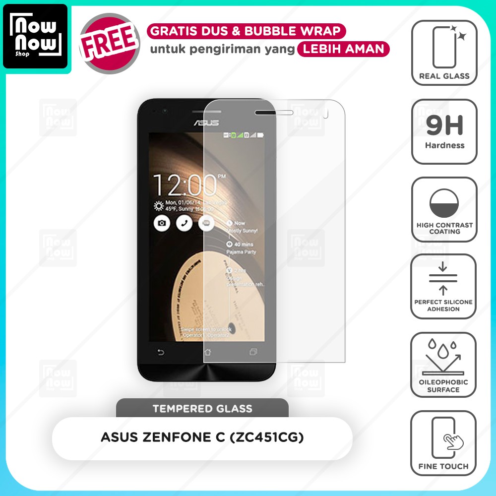 Kính Cường Lực 9h Chống Trầy Cho Asus Zenfone C Zc451cg Z007