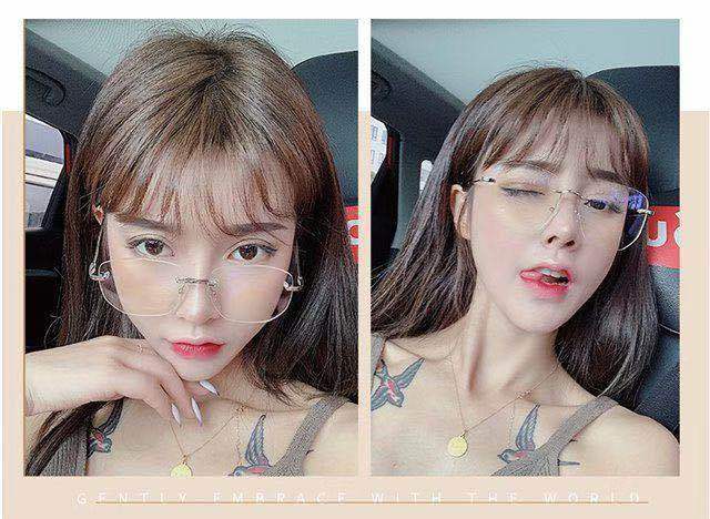 Mắt Kính Chống Bức Xạ Phong Cách Hàn Quốc Thời Trang Nữ Sành Điệu