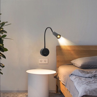 Đèn gắn tường đầu giường phòng ngủ LED 3W - Nguồn 220V, Đèn rọi trang trí Nhà hàng, khách sạn - DW192