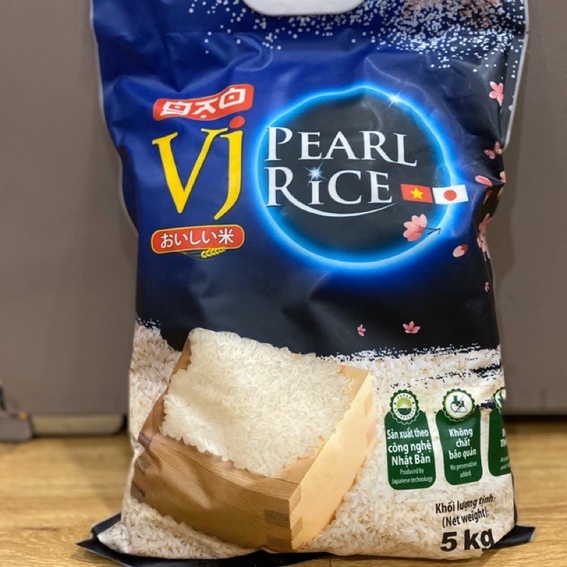 (5kg) ST25 Công Nghệ Nhật- Gạo VJ Pearl Rice- Vinaseed