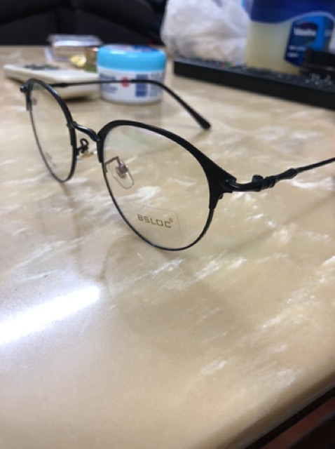 gọng kính cận kim loại dáng bầu unisex | BigBuy360 - bigbuy360.vn