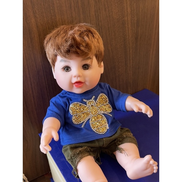 quần áo búp bê set con ong 12”