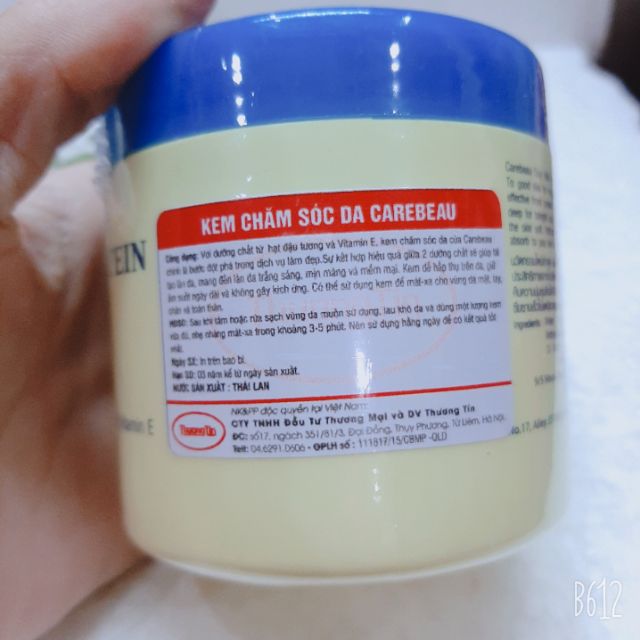 Kem siêu dưỡng ẩm Carebeau soy milk protein 250g - Thái Lan