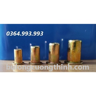 Gói 100 cái m6 m8 m10 m12 đai ốc rút/ecu rút/tán rút/chất liệu thép mạ