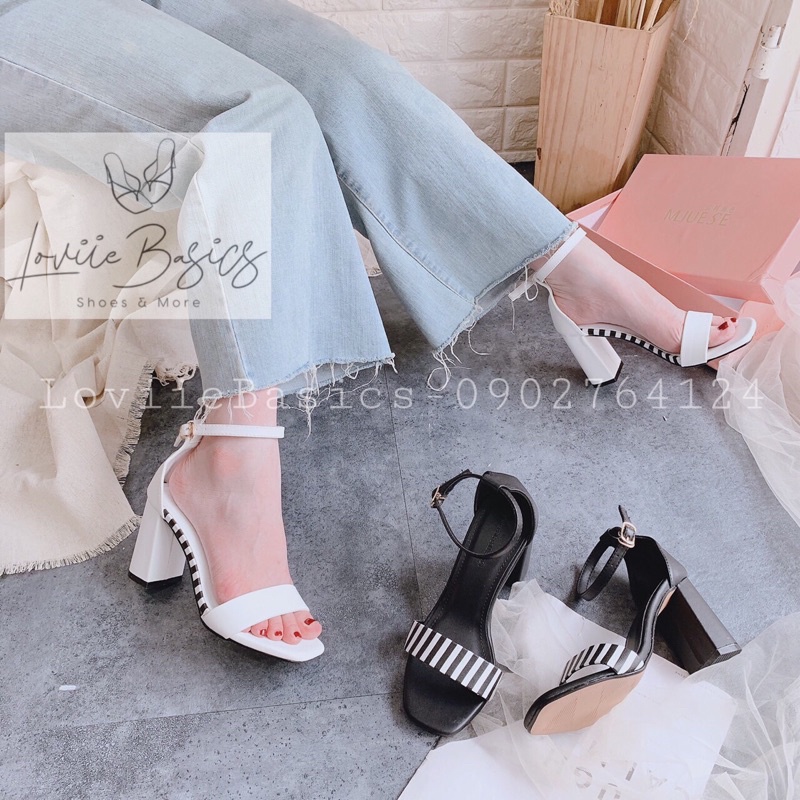 SANDAL NỮ CAO GÓT LOVIIE BASICS G201048