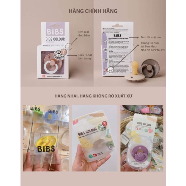 Ti bibs giả  BOHEME chính hãng núm Silicon đầu tròn.