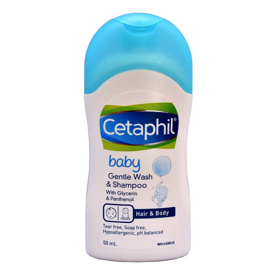 [Hàng tặng không bán] Sữa tắm gội dịu nhẹ cho bé Cetaphil Baby Gentle Wash &amp; Shampoo 50ml