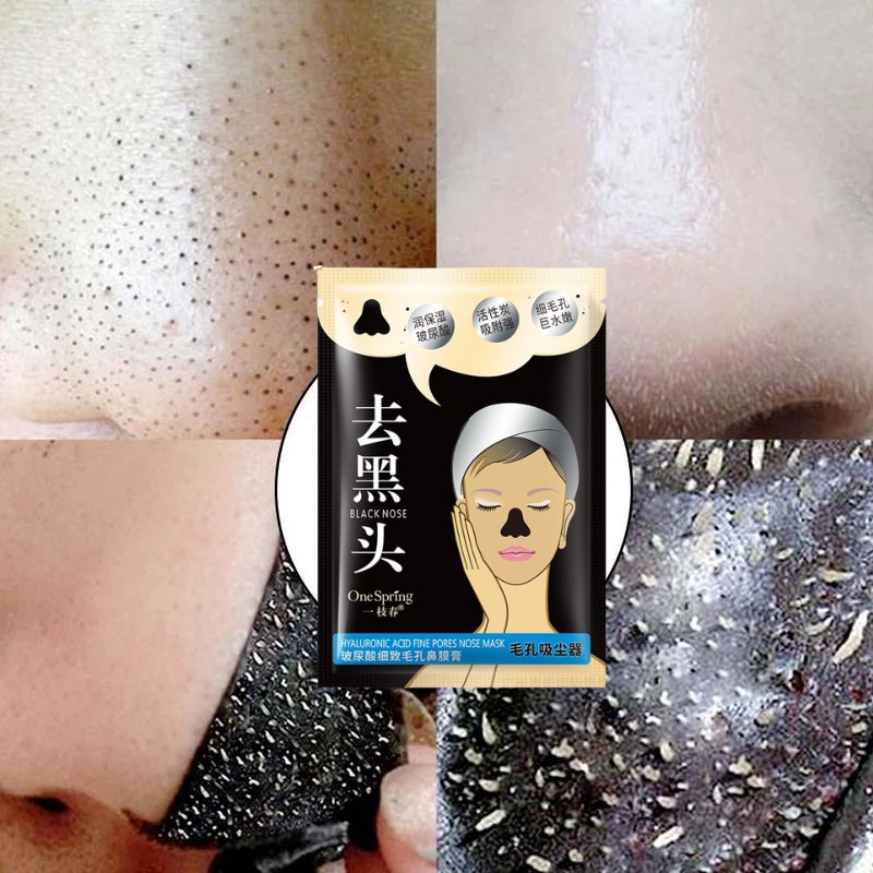 Miếng Dán Lột Mụn, Kem Lột Mụn, Lột Mụn Đầu Đen Vùng Mũi Dạng Gel Bioaqua One Spring 6g BeautyCity