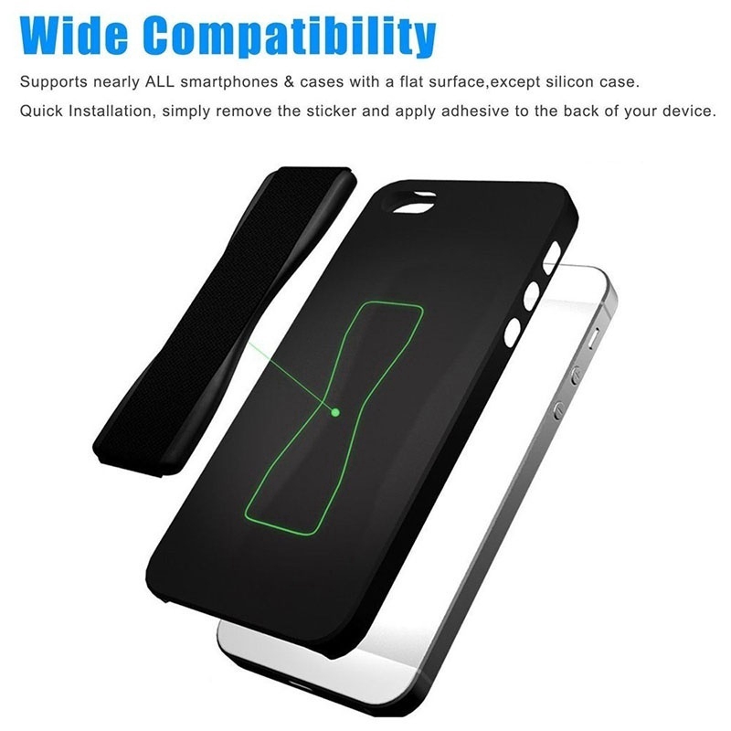 Cell Phone Holder Universal Anti-Slip Elastic Tablet Finger Grip Ring Holder