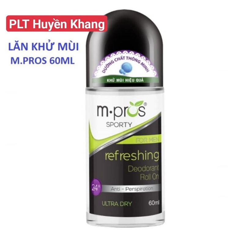 Lăn Khử Mùi M.Pros 60ml hiệu quả