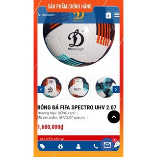 BÓNG ĐÁ ĐỘNG LỰC UHV 2.07 SPECTRO
