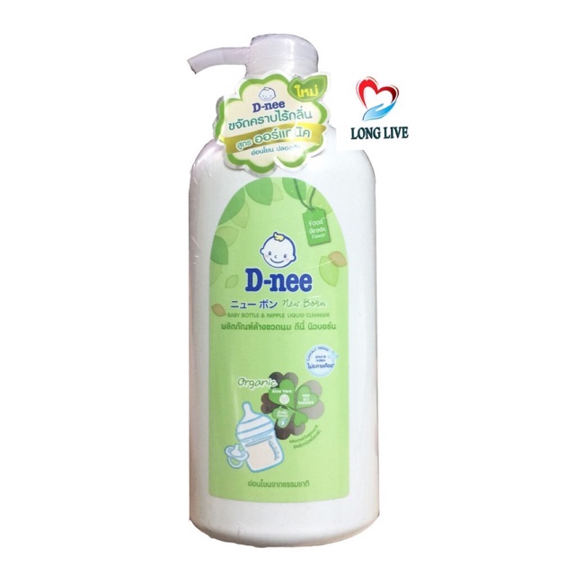 Nước rửa bình sữa dnee dạng chai 620ml