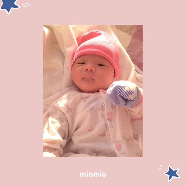 Bộ miomio thỏ mây cho bé