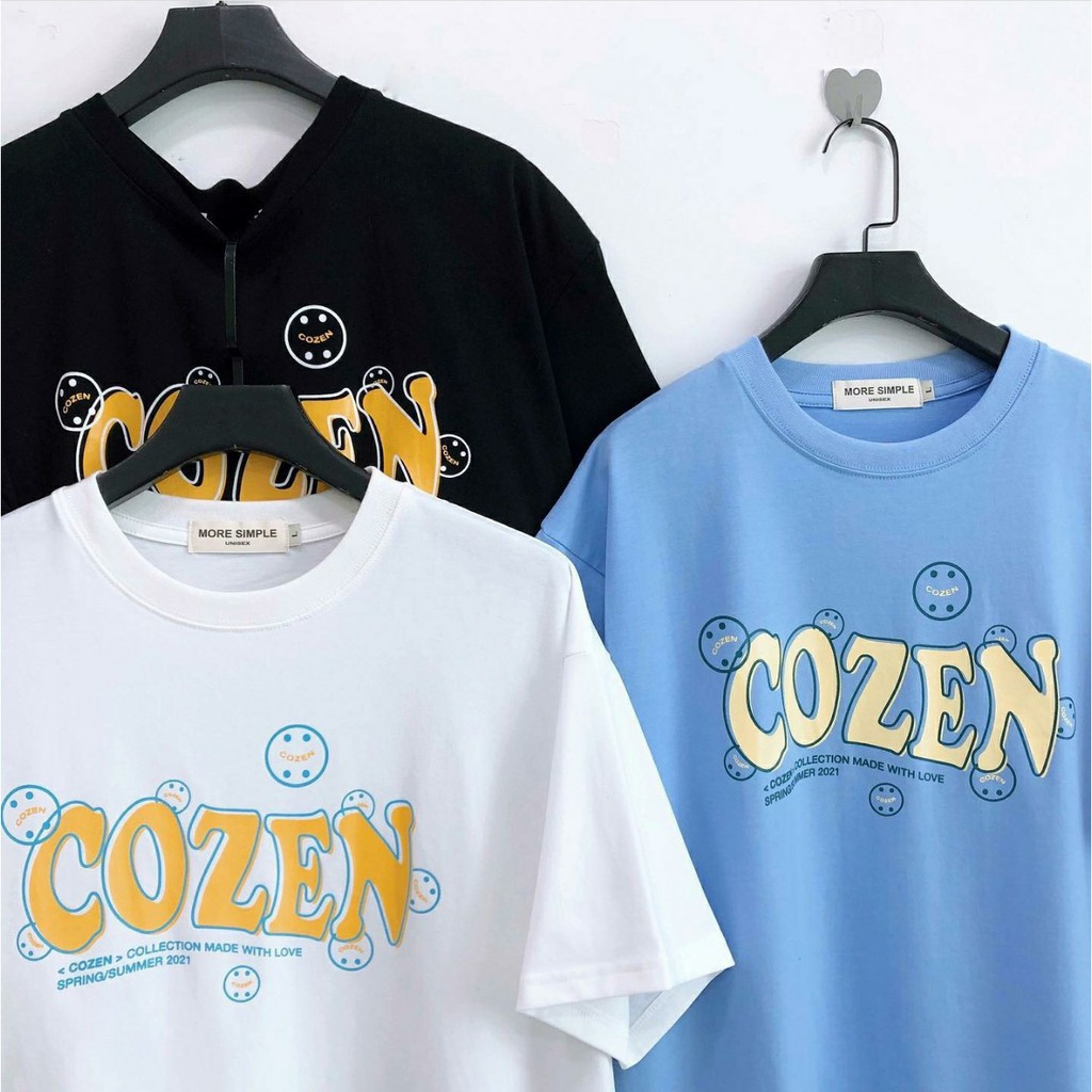 Áo Thun Tay Lỡ COZEN T-SHIRT Form Rộng Ulzzang Unisex (Ảnh Thật)