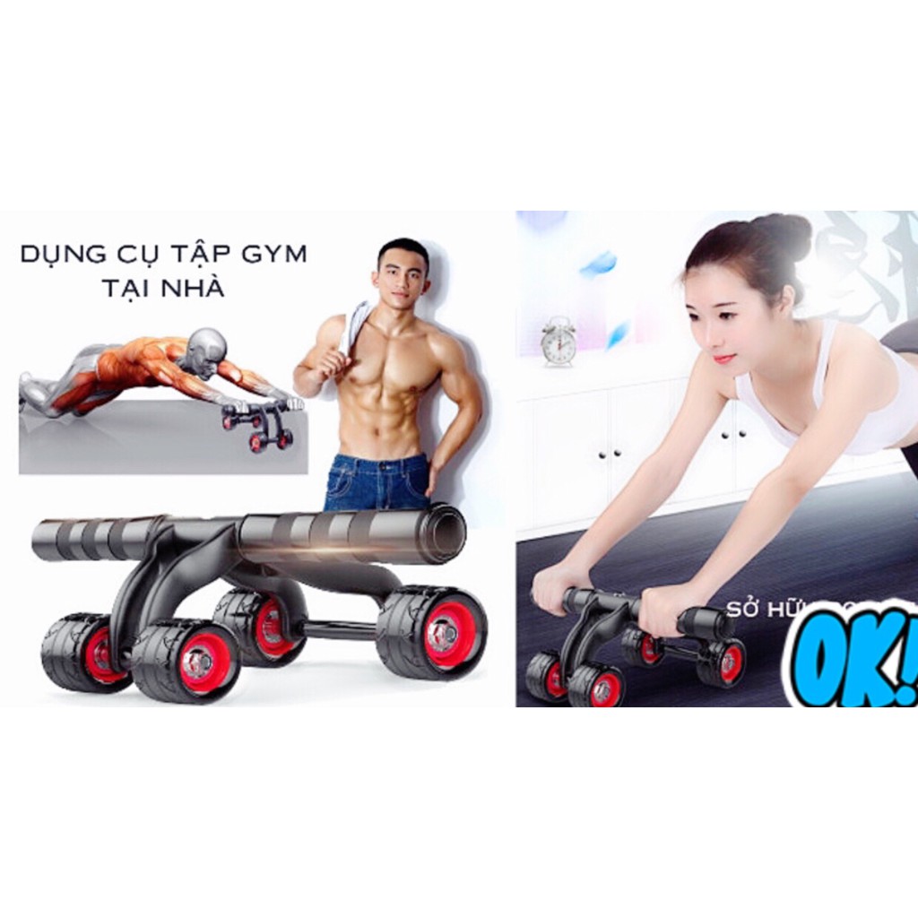 CON LĂN 4 BÁNH TẬP CƠ BỤNG