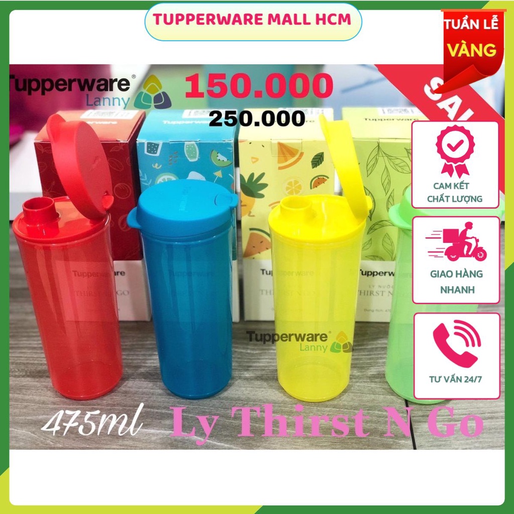 Tupperware - LY NƯỚC THIRST N GO 470ML