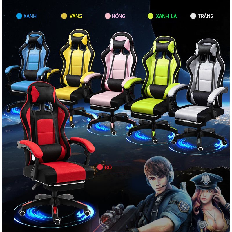 Ghế Gaming dưới 2 triệu cao cấp Tâm house mẫu mới 2019 GX015