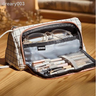 ◇✘✉Túi Đựng Bút Bằng Vải Canvas Cỡ Lớn Thiết Kế Dễ Thương Dành Cho Nữ